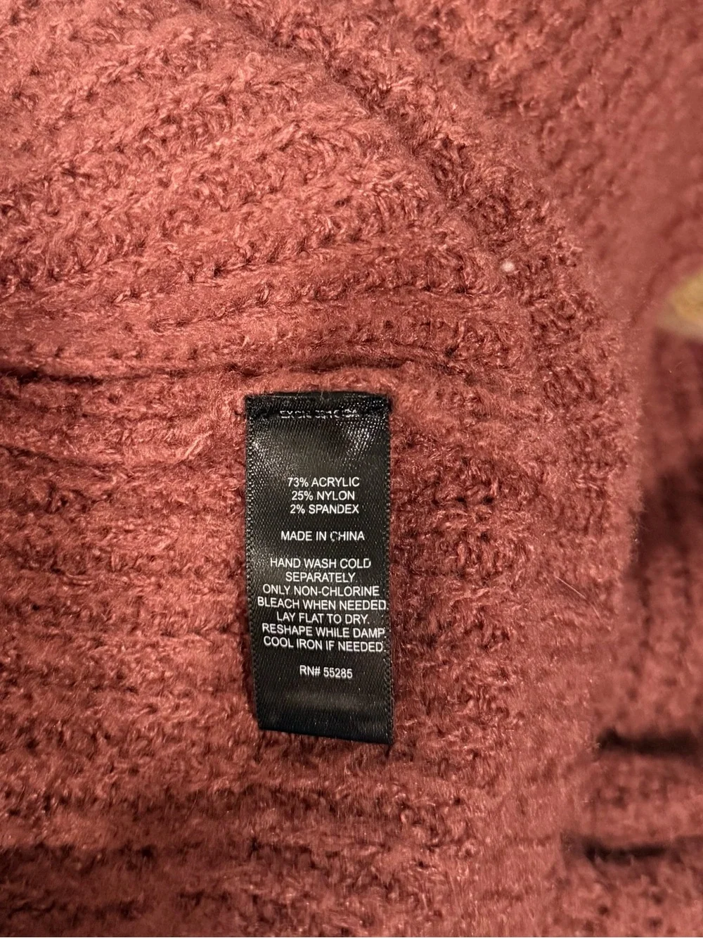 Express Off Shoulder Chenille Sweater XS Dusty Rose Cozy Knit